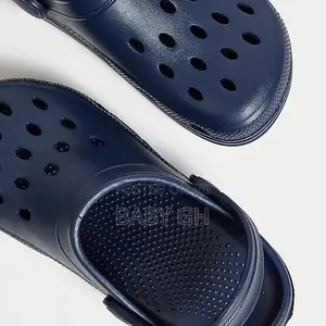 Marks and Spencer Plain Blue Black Clogs