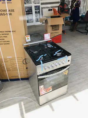 3 Gas 1 Electric Oven With Grill Volcano Glass Lid 50x50