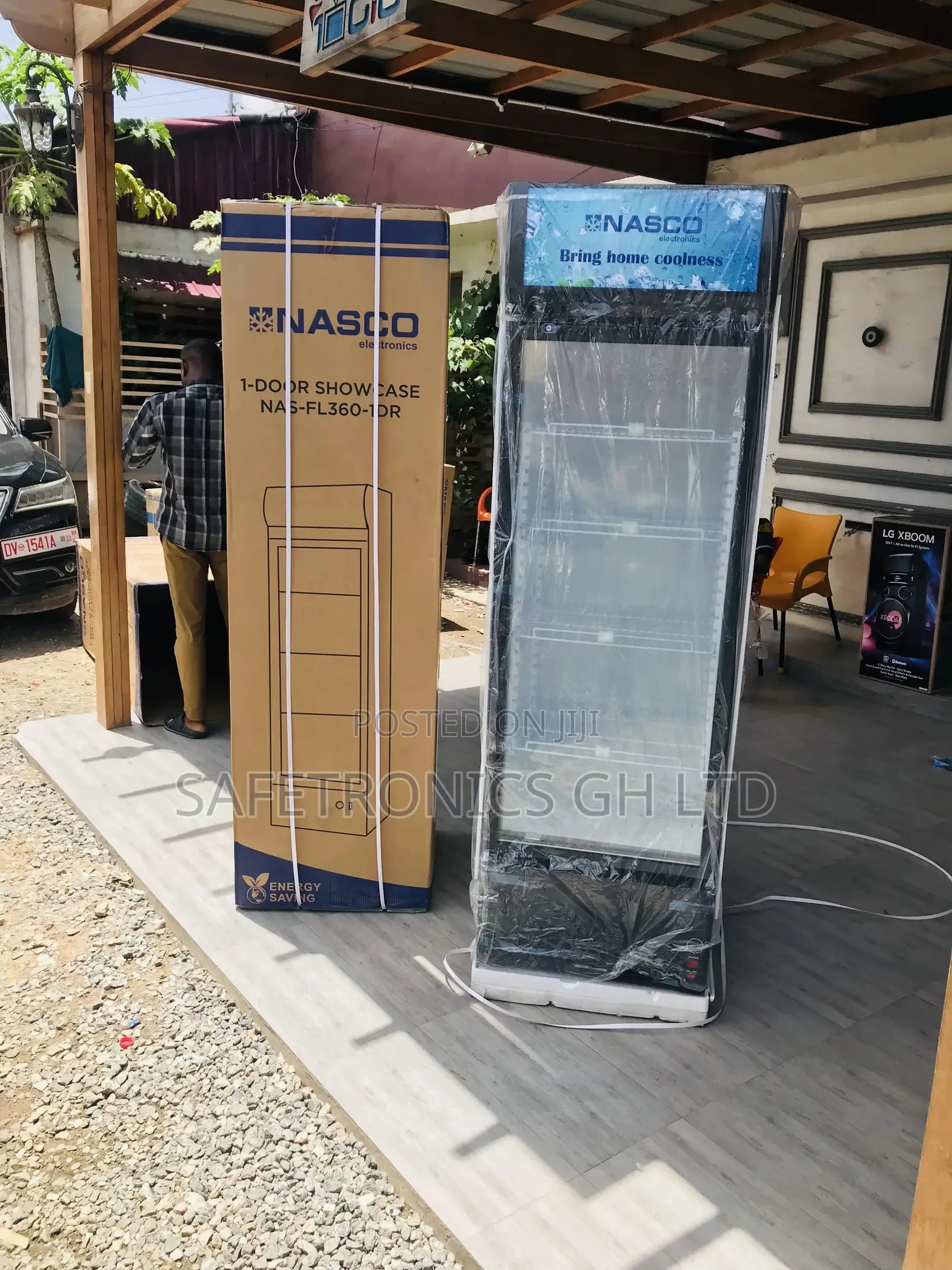 Nasco Glass Singledoor Nasfl400-1dr Display Fridge