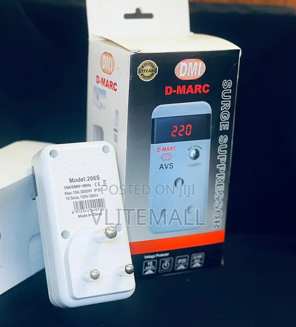 D-Marc AC Guard AVS Surge Protector -15amps