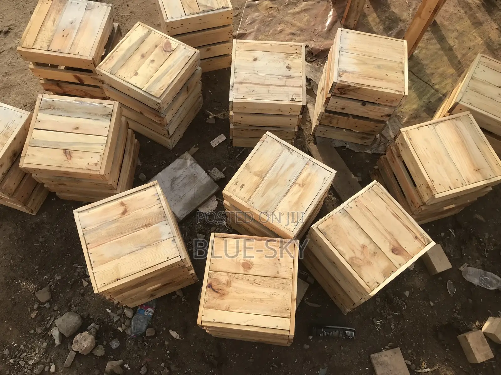Mini Wooden Pallet Sets of Chairs and Table
