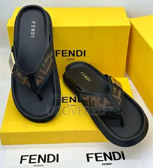 Fendi Real Leather Slippers
