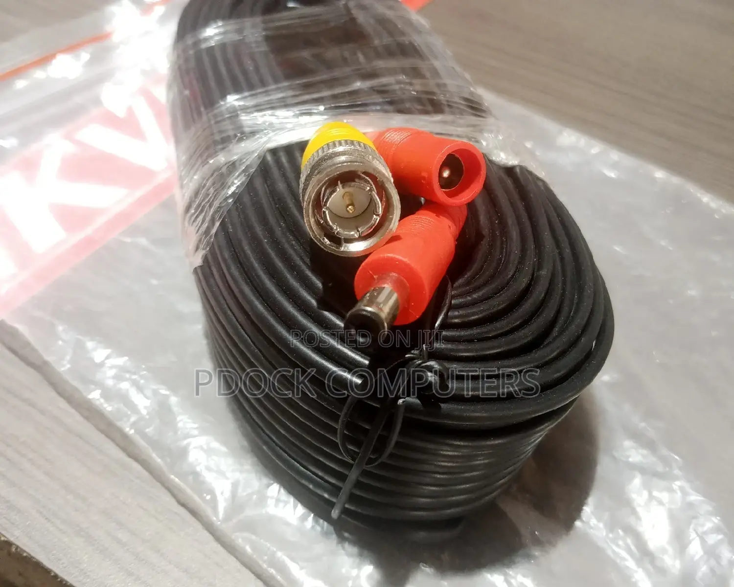 CCTV Cable Coaxial BNC Rg59 + Power Adaptor - 20m