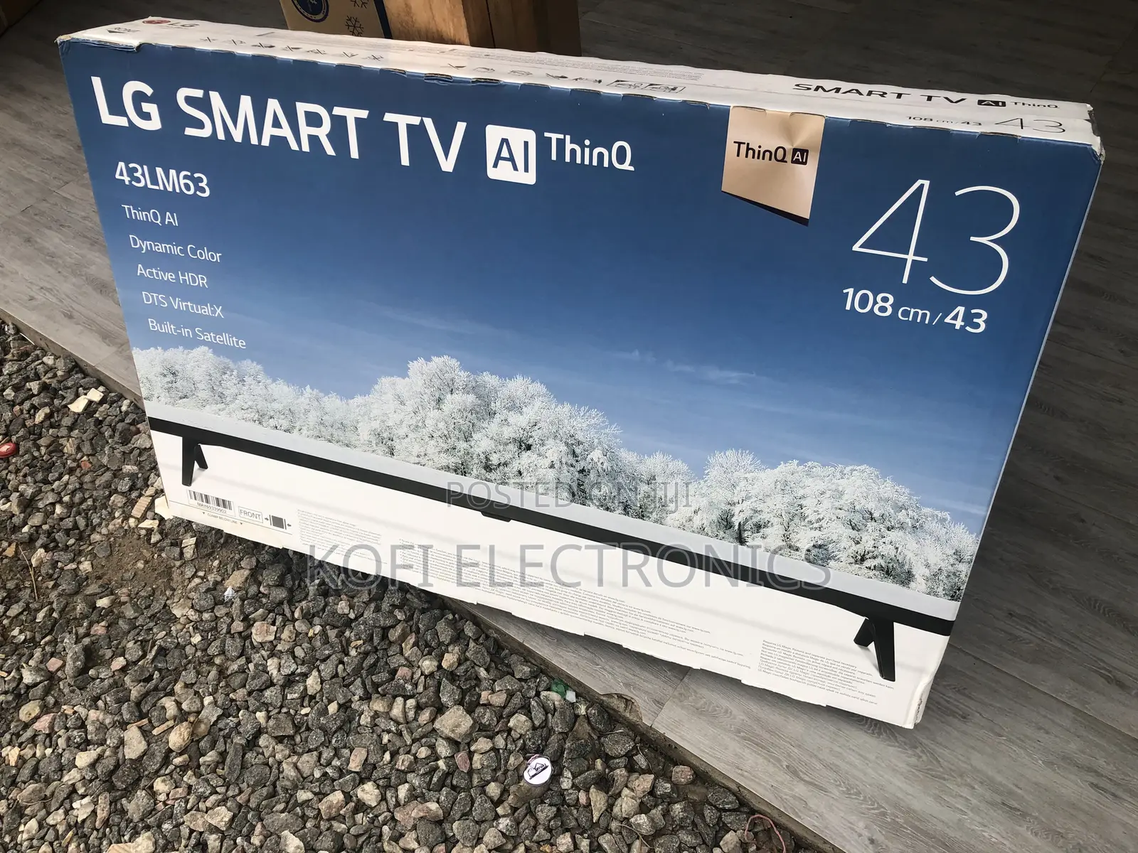 Fast Streaming Internet Service LG 43" Full HD Smart TV