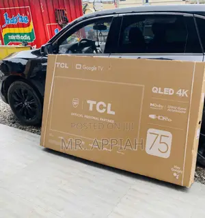 TCL Qled 75C645 Smart Android Television(Black).