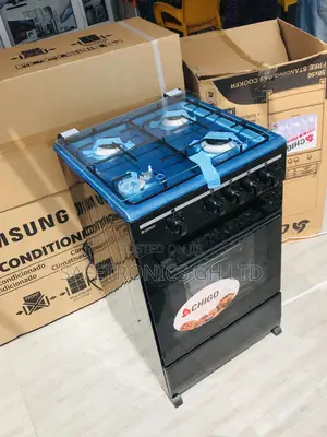 Oven With Grill 50x50 Glass Lid 4 Gas Cooker Chigo