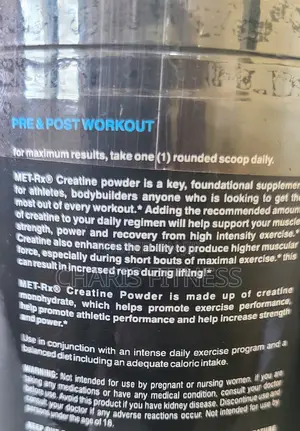 Creatine Powder (Unflavored Met-Rx Formula)