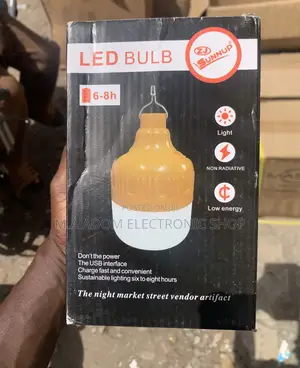 Brand New Zj-Sunnup Rechargeable Led Bulb(6-8h).