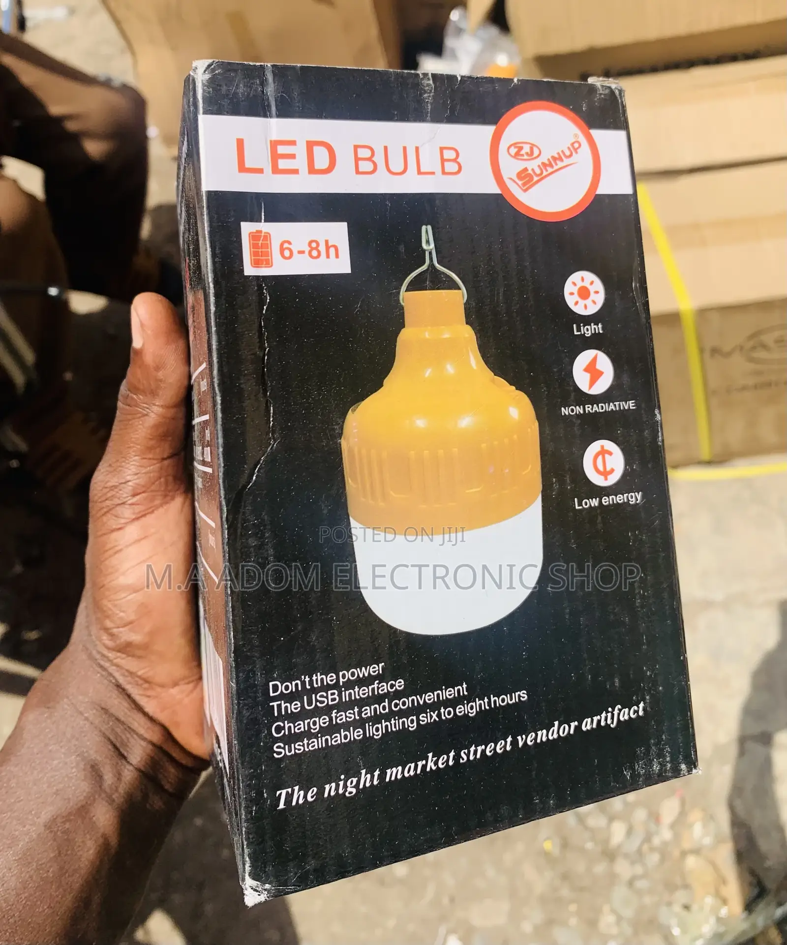 Affordable Zj Sunnup Rechargeable Led Bulb(6-8h).