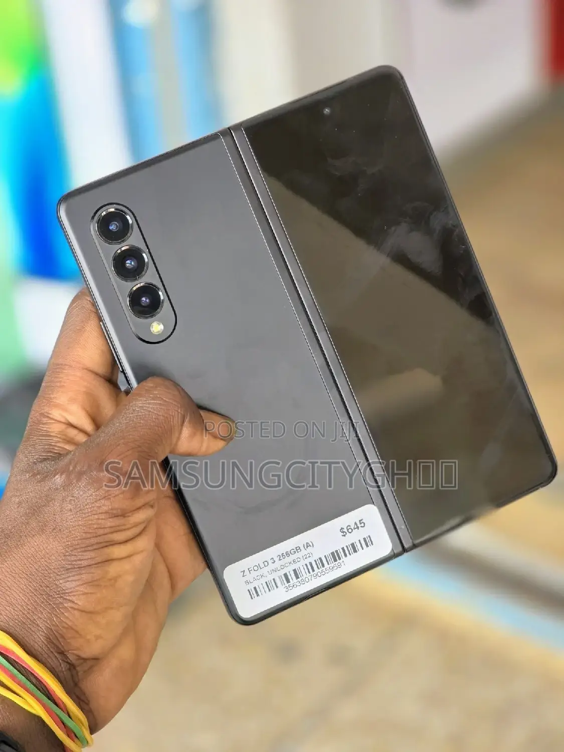 New Samsung Galaxy Z Fold3 5G 256 GB Black