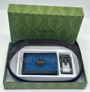 Gucci Belt and Wallet