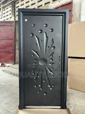 Steel Technology Single Security Door With Accessories