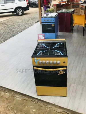 Glass Lid 50x50 4 Gas Cooker Oven With Grill Volcano
