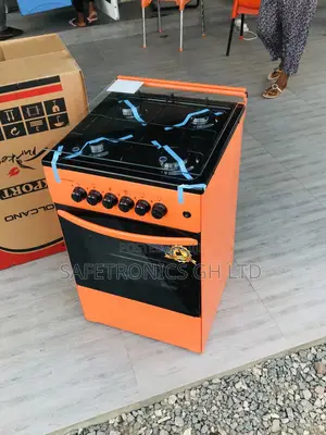 4 Gas Burner Oven With Grill 50x50 Glass Lid Volcano