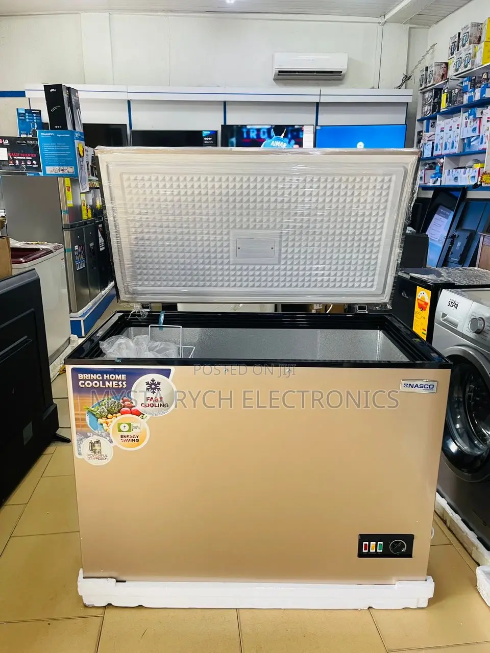 2024 New Nasco Nas400fl Chest Freezer