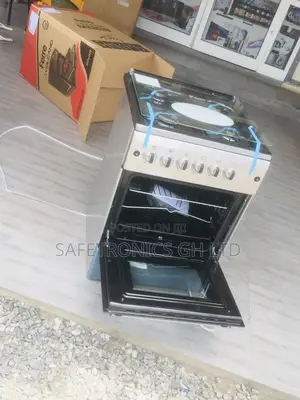 50x50 Oven With Grill Volcano 4 Gas Cooker Glass Lid