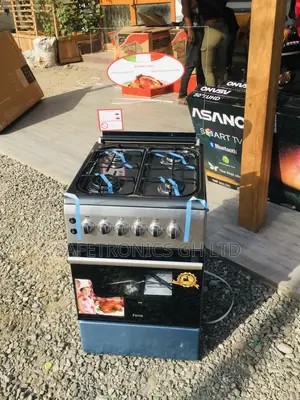 Volcano 4 Gas Cooker Oven With Grill 50x50 Glass Lid