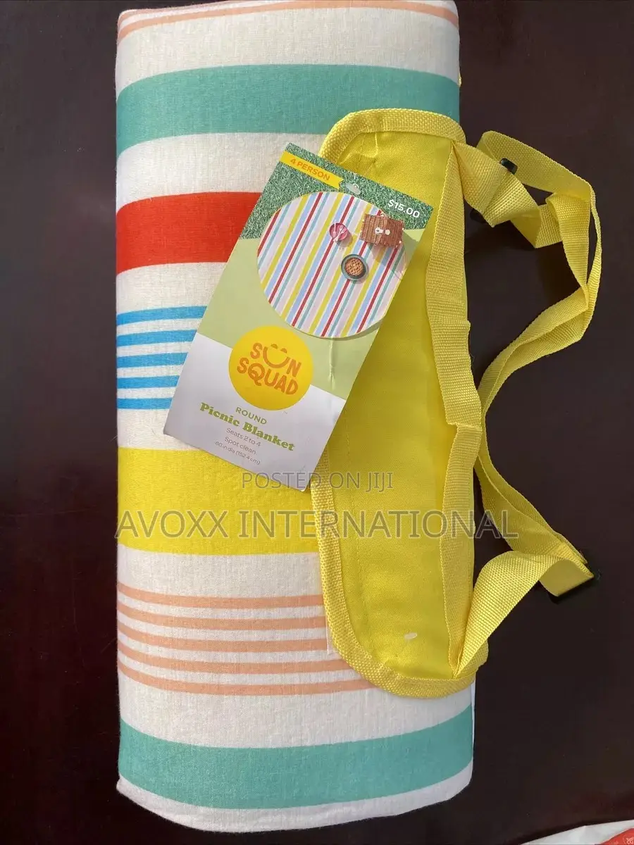 Sun Squad 72" X 60" High Quality Picnic Blankets( Seats 2-4)