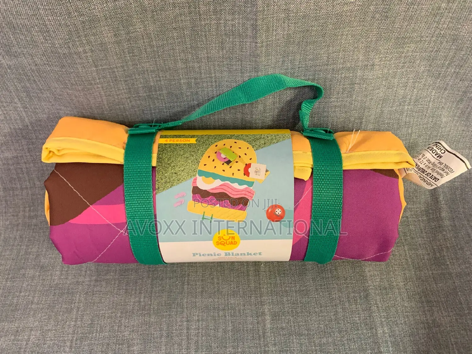 Sun Squad 72" X 60" High Quality Picnic Blankets( Seats 2-4)