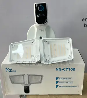 Ngteco WIFI Outdoor Security Floodlight Camera With PIR