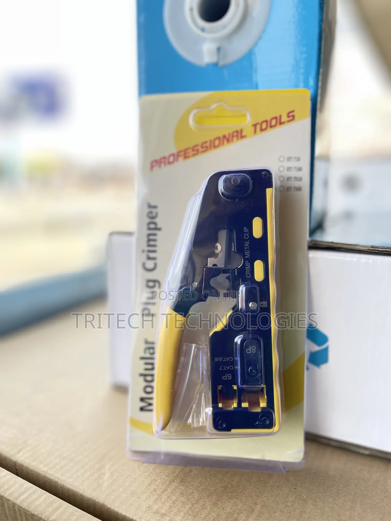 Modular Plug Crimping Tool for Rj45,Cat7 With Dovetail