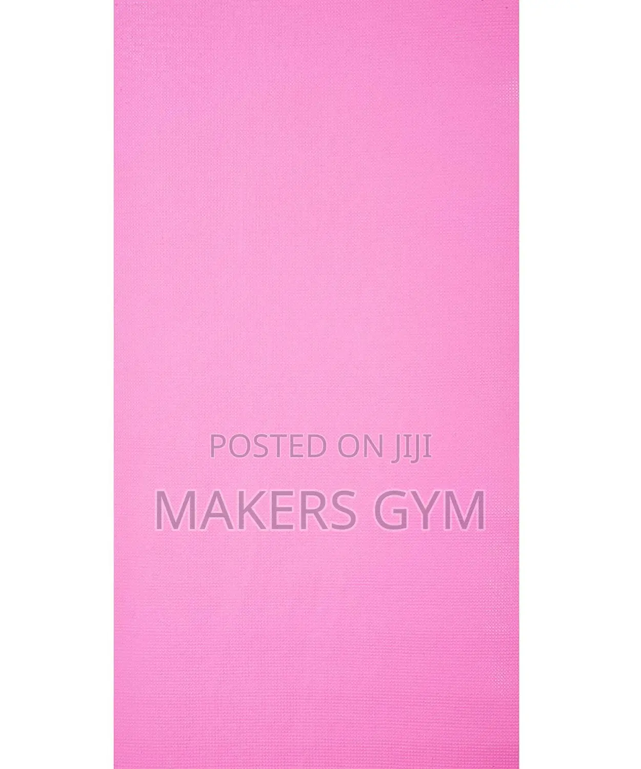 Yoga Mat for Men Women (Pink, 9mm)