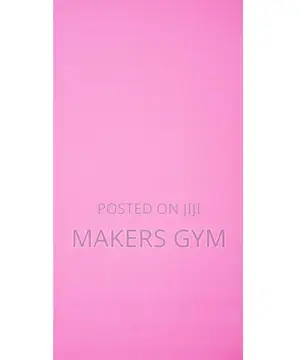 Yoga Mat for Men Women (Pink, 9mm)