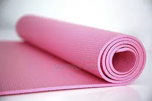 Yoga Mat for Men Women (Pink, 9mm)