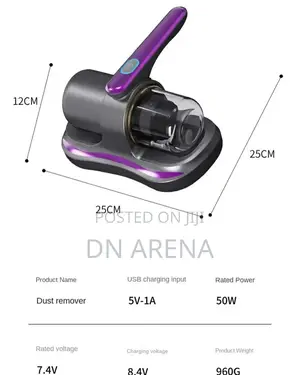 Wireless Anti Dust And Mite Cleaner Bed Vacuum Rechargable