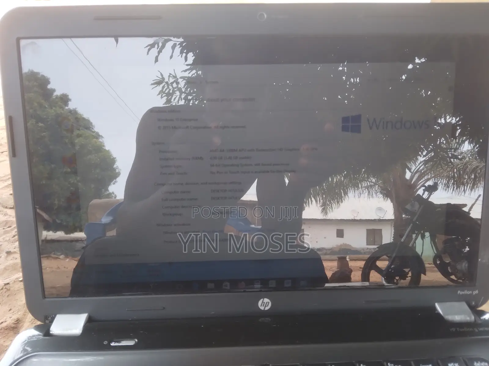 Laptop HP Pavilion G6 4GB AMD A4 HDD 320GB