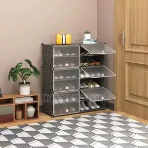 36 Pairs Shoe Rack With Cover