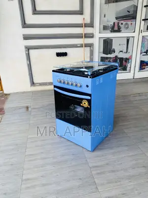 Shop Quality Volcano 4 Gas Burner With Oven(Blue)50x50
