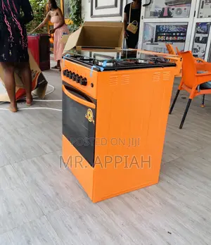 Buy Authentic Volcano 4 Gas Burner With Oven(Orange).