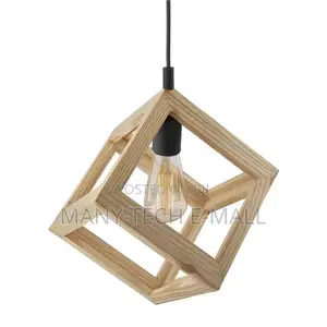 Wooden Single Pendant Lights.