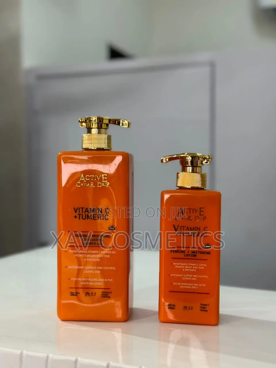 Active Caviar Drip Vitamin C +Turmeric Lotion and Shower Gel