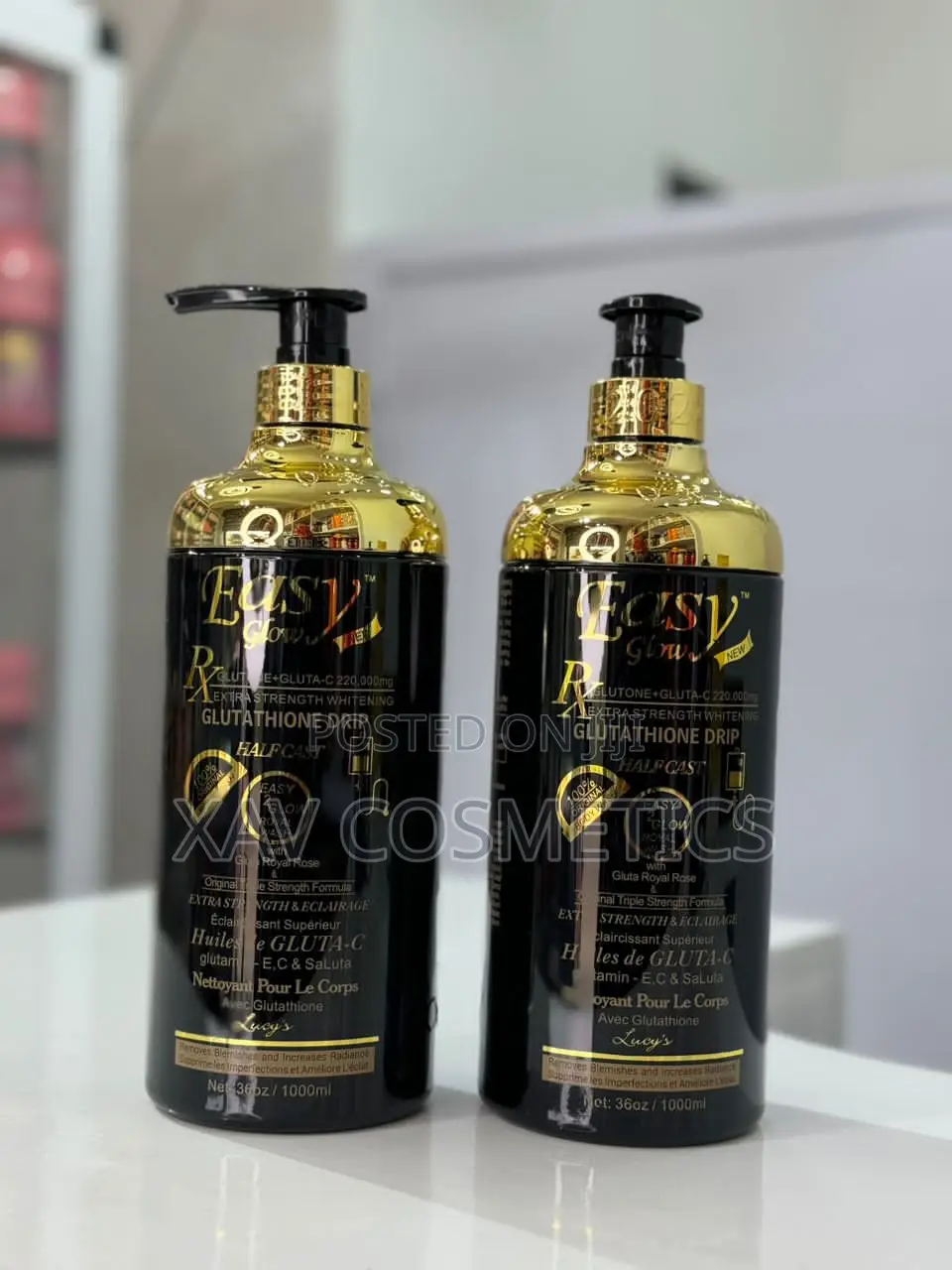 Easy Glow Half Cast Glutathione Drip Shower Gel