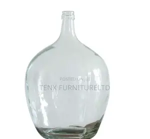 Clear Glass Vase (DECOR TALK)