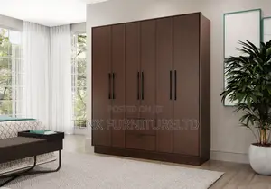 Wadrobe 6doors 2drawers Tobacco Brown