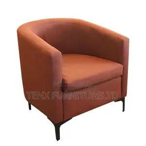 Tub Chair Thick Fabric (Round Backrest )