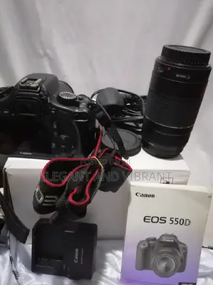 Abroad Used Canon Eos 550D, Comes in 2x Lens as in Pictures
