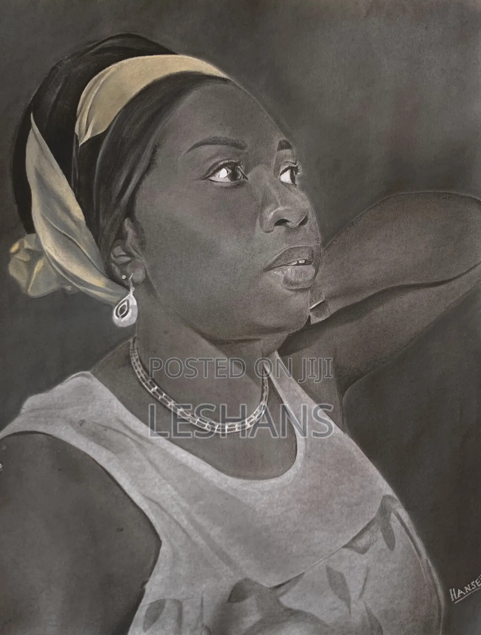 Mixed Media Portrait Artwork