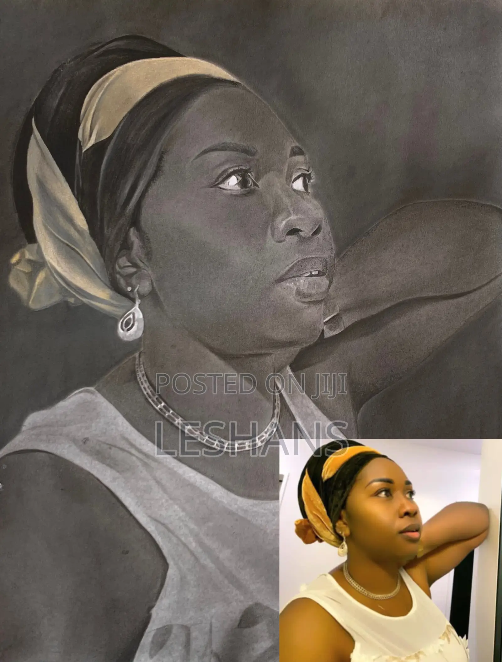 Mixed Media Portrait Artwork