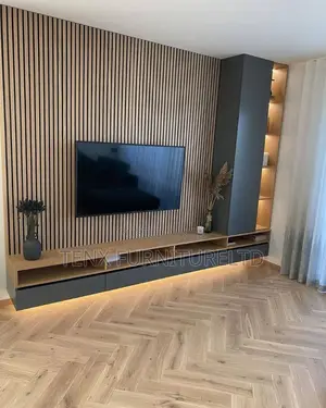 Tv Unit With Floating Console (Modern Designed)