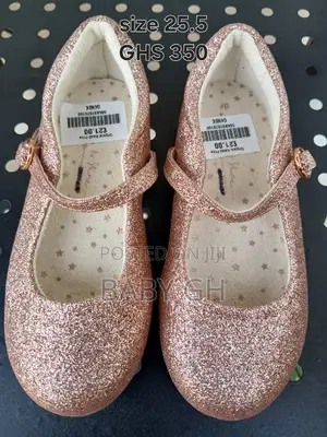 Kids Girls Shimmering Flat Shoe