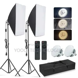2 PCS Continious Studio Lighting Umbrella Softbox With Bag