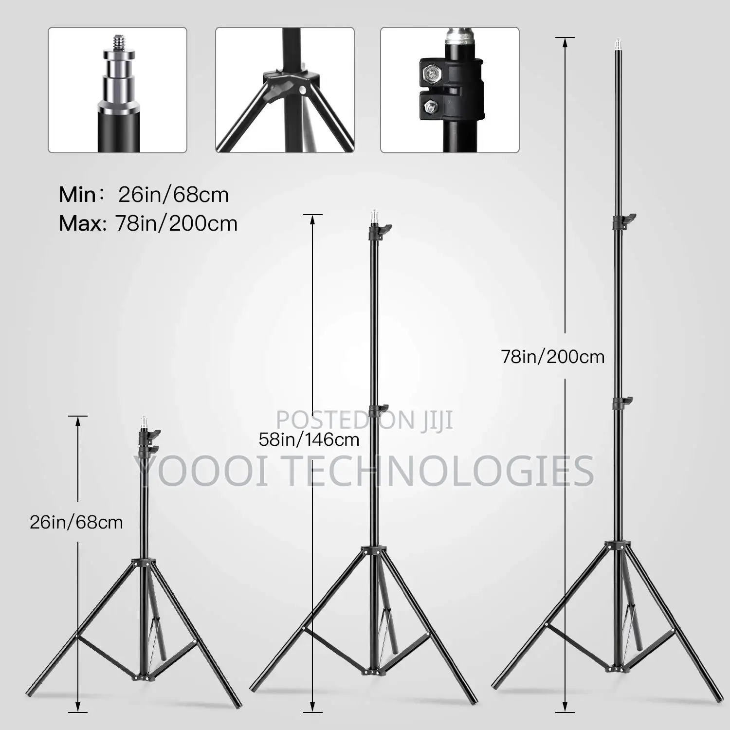 2 PCS Continious Studio Lighting Umbrella Softbox With Bag
