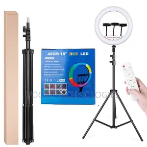 18” Colorful RGB Ring Light With Stand