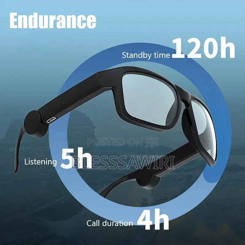 Intelligent Smart Bluetooth Headphone Eye Glasses