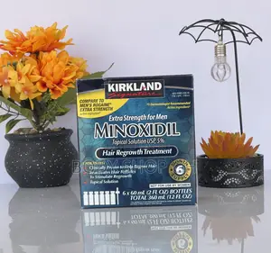 KIRKLAND MINOXIDIL FULL PACK /6 Bottles + Dropper / ORIGINAL