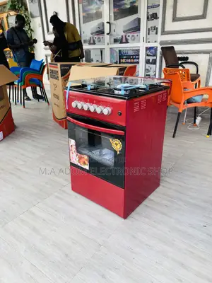 Purchase Durable Volcano 50x50 4 Gas Burner With Oven(Red).